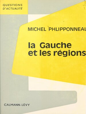 cover image of La gauche et les régions